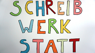 Schriftzug Schreibwerkstatt