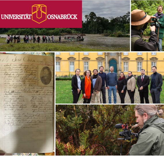 Titelseite des CRZ Booklets 2024: Fotocollage und das Logo der Universität Osnsabrück