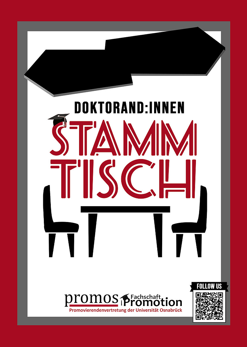 Flyer für den DoktorandInnen-Stammtisch