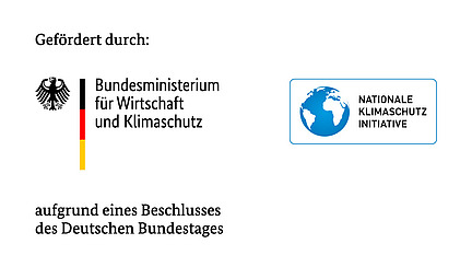 Logo Bundesministerium für Wirtschaft und Klimaschutz und Logo Nationale Klimaschutzinitiative