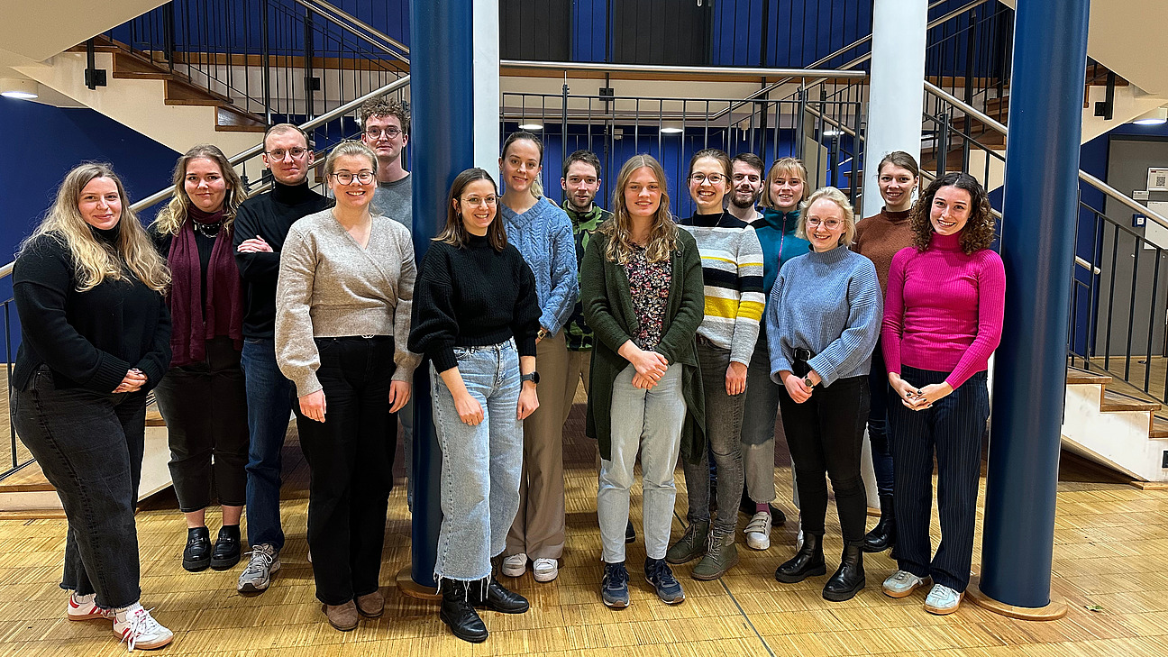 Group photo of the active PhD student representative committee