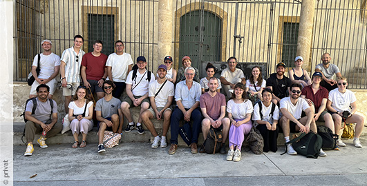 Gruppenfoto der Studierenden auf Exkursion in Zypern